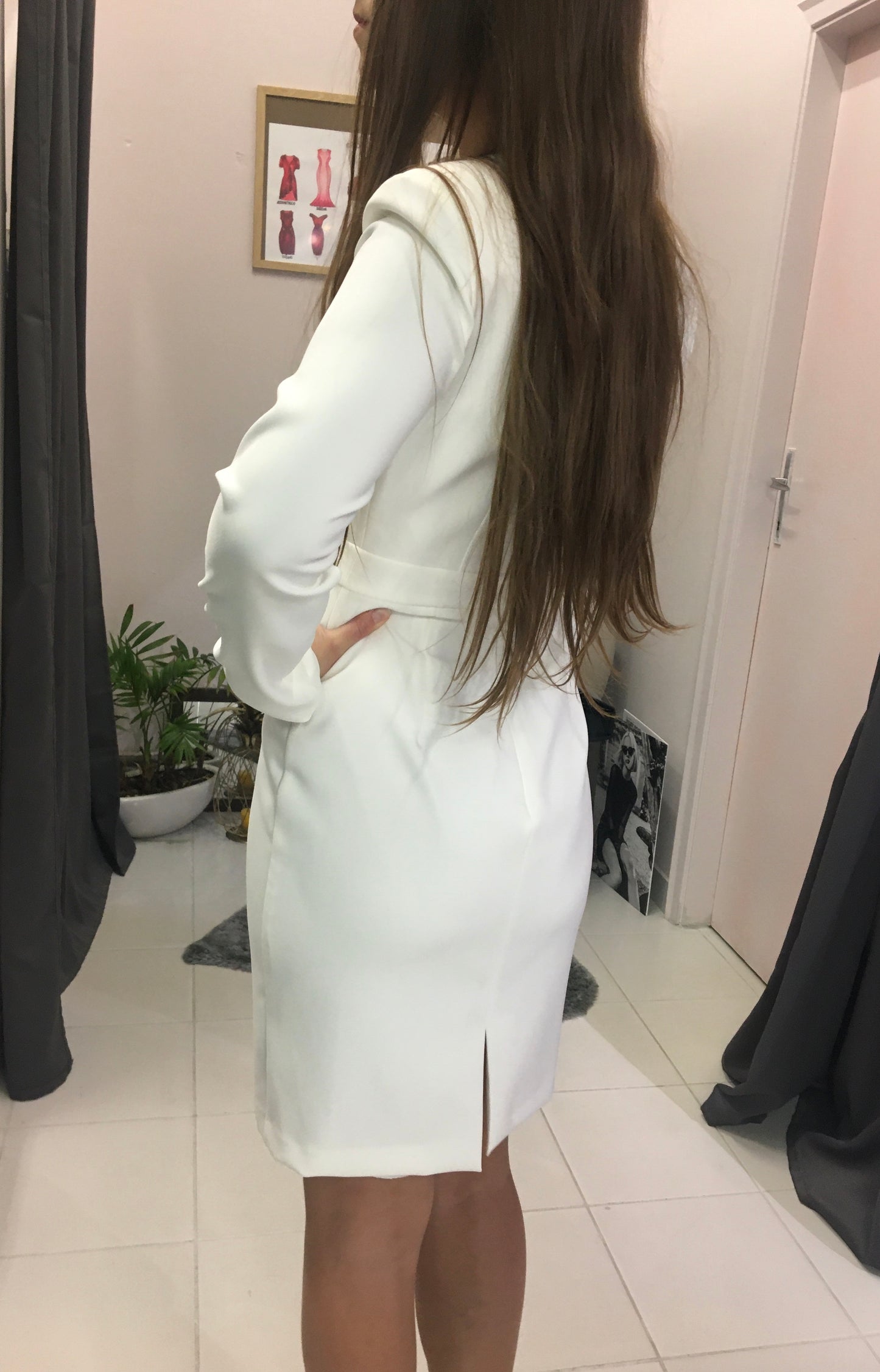 ABITO A TUBINO BIANCO