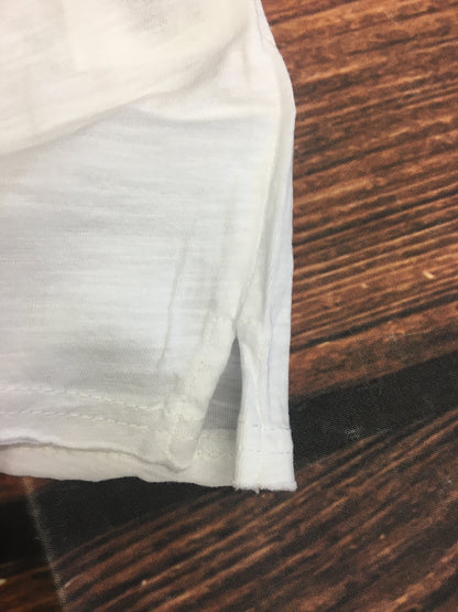 T-shirt bianca collo serafino Gianni Lupo