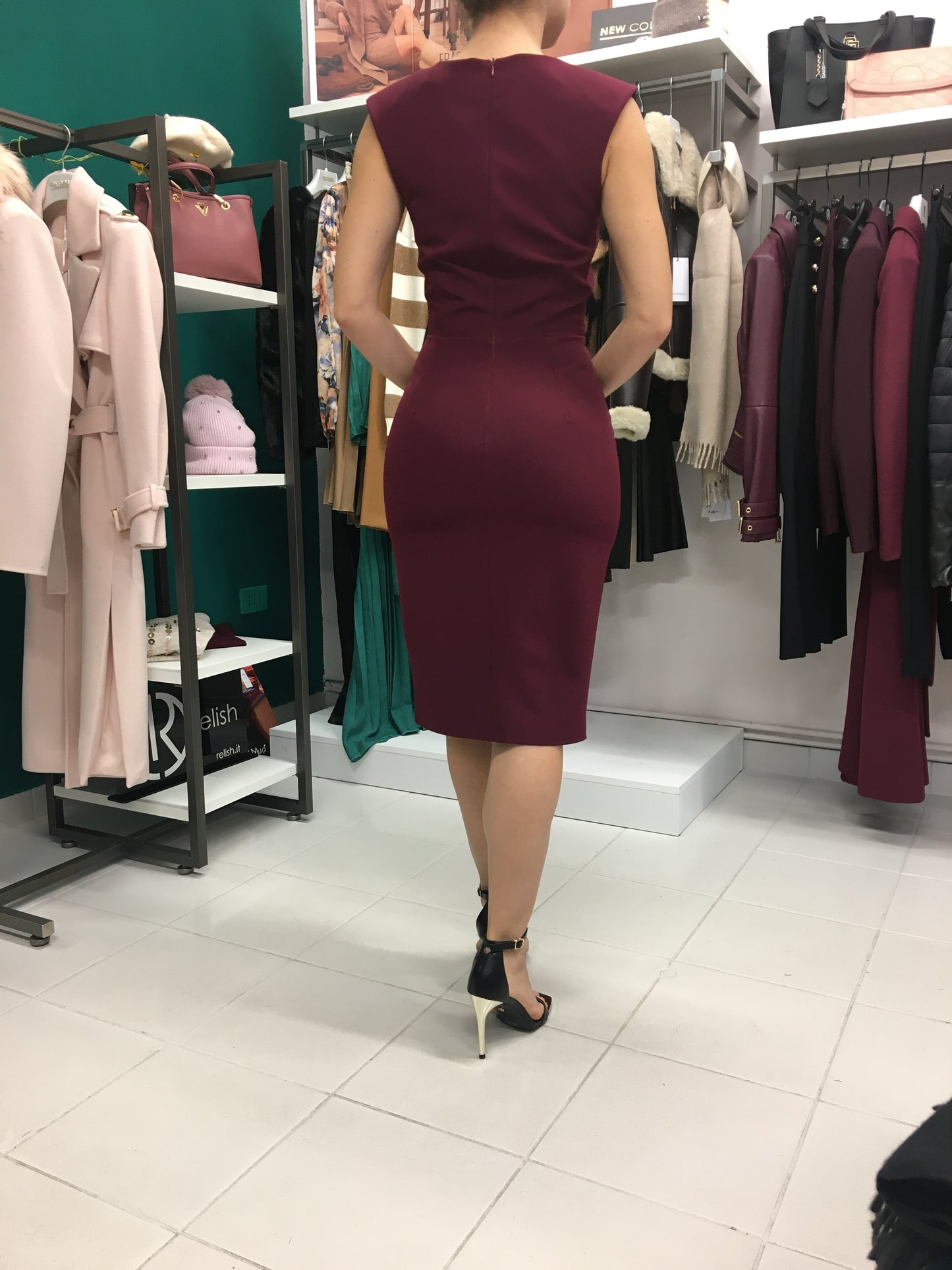 ABITO BORDEAUX FRACOMINA