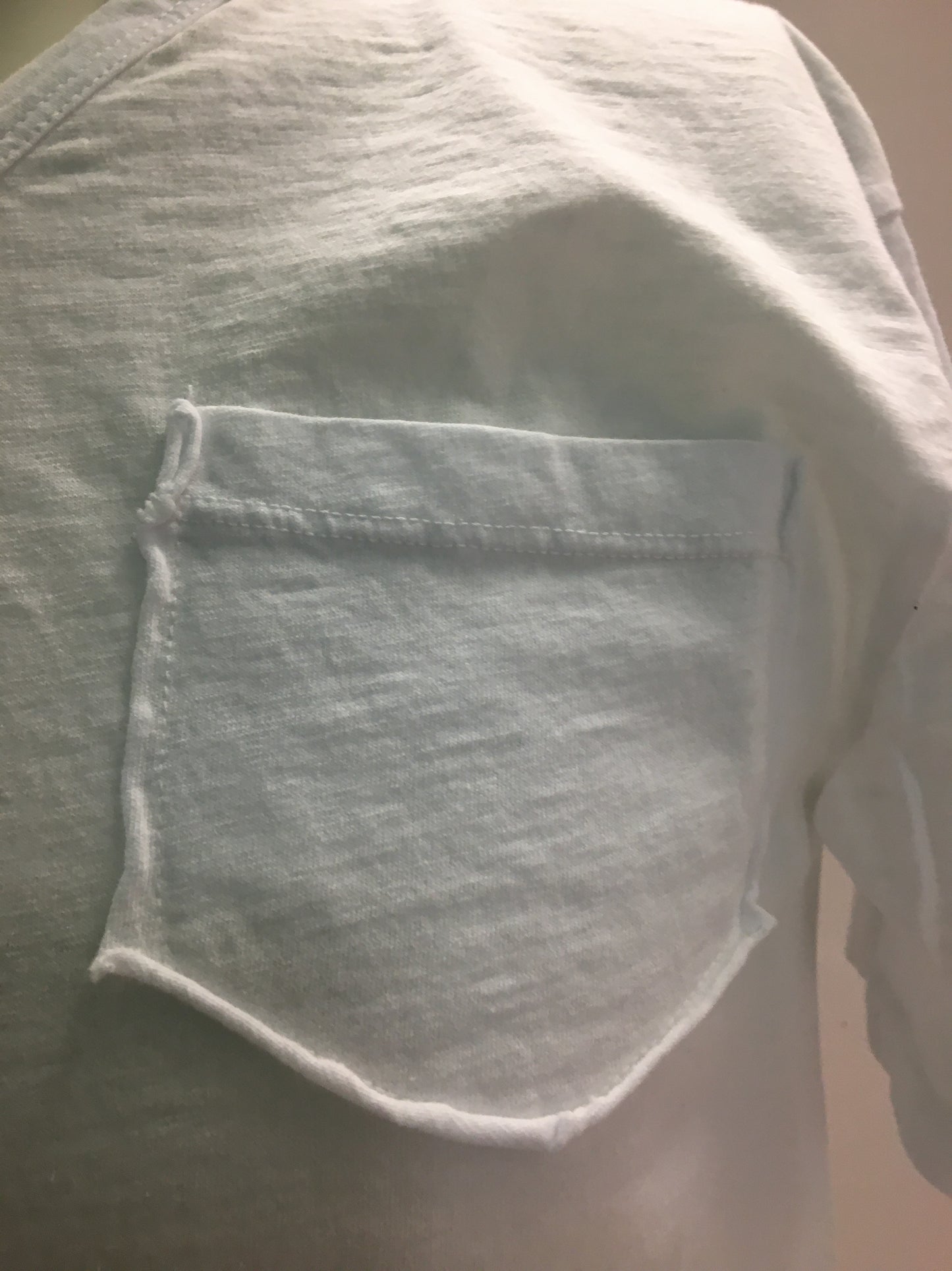 T-shirt serafino Bianco Lab84