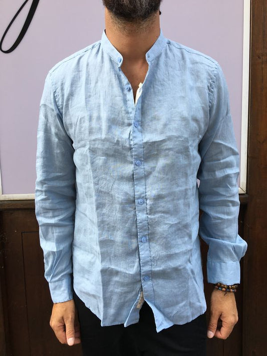 CAMICIA AZZURRA GIANNI LUPO