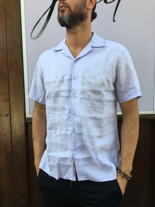 CAMICIA LINO GLICINE GIANNI LUPO