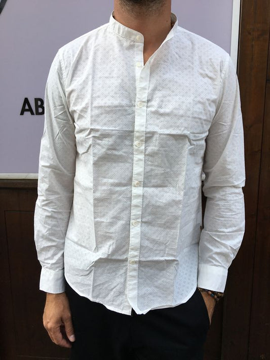 Camicia microforata bianca Gianni Lupo