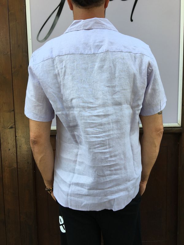 CAMICIA LINO GLICINE GIANNI LUPO