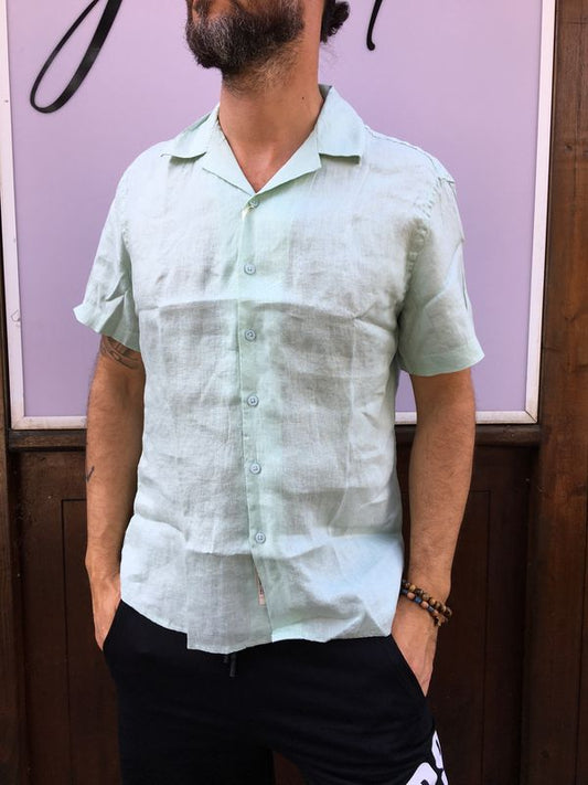 CAMICIA LINO MENTA GIANNI LUPO