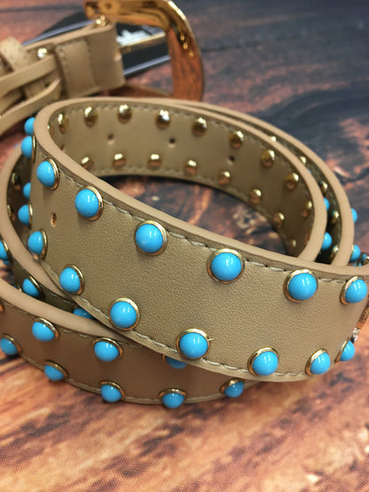 CINTURA BEIGE CON BORCHIE FRACOMINA