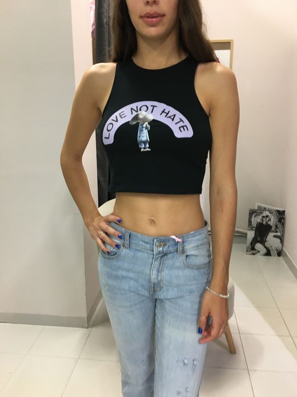 CROP TOP SNOOPY