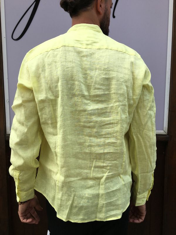 CAMICIA GIALLA GIANNI LUPO