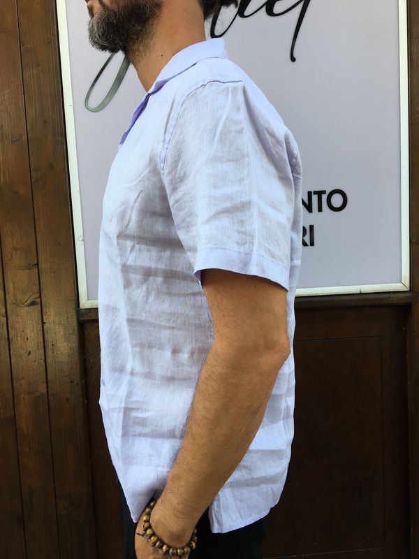CAMICIA LINO GLICINE GIANNI LUPO