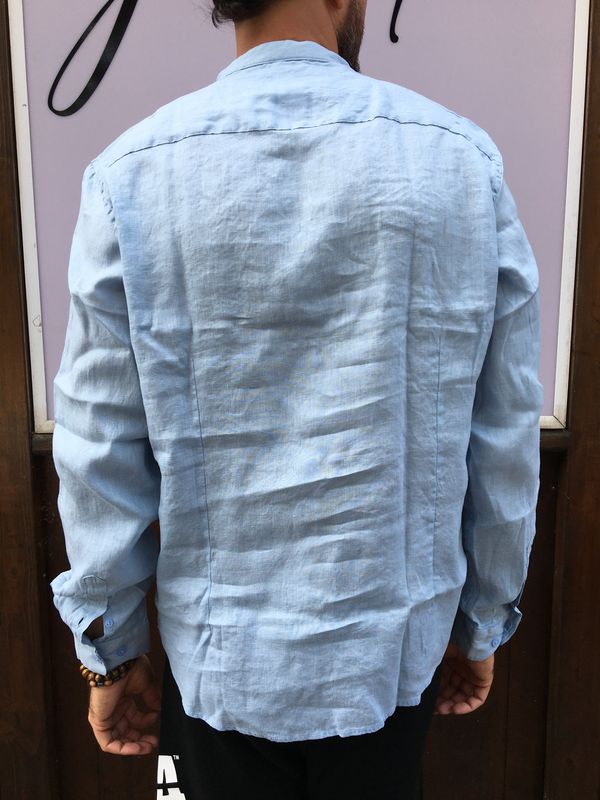 CAMICIA AZZURRA GIANNI LUPO