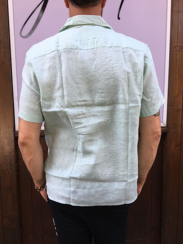 CAMICIA LINO MENTA GIANNI LUPO