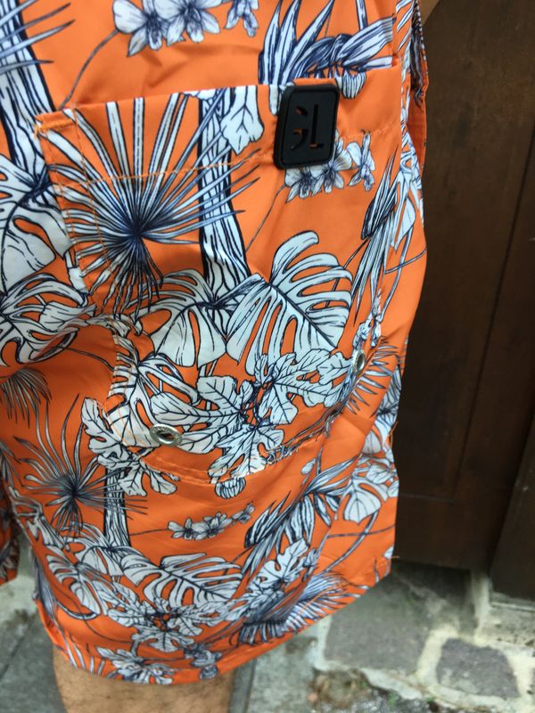 SHORT MARE ARANCIONE GIANNI LUPO