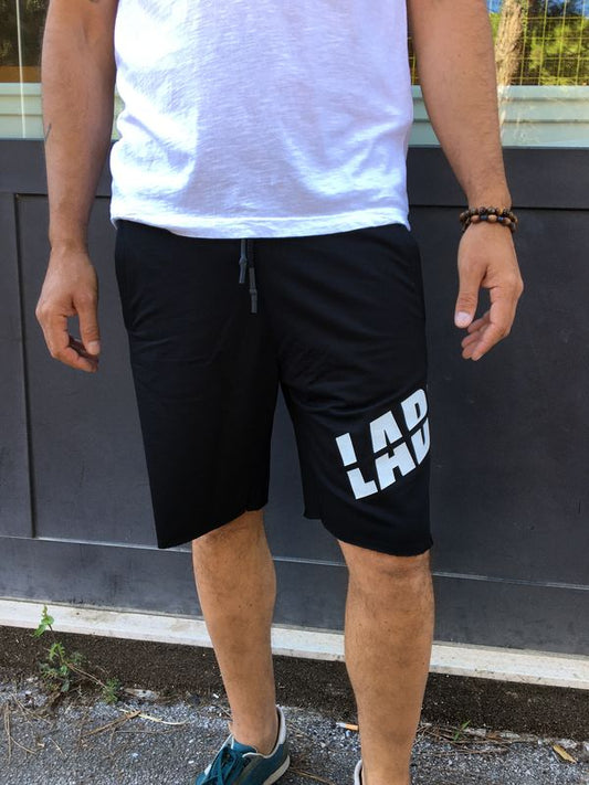 SHORT FELPA NERO LAB84