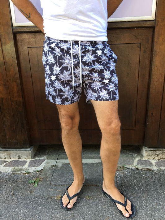 SHORT MARE BIANCO/NERO GIANNI LUPO